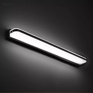 Acier inoxydable Acrylique LED Salle De Bain Miroir Lumière 9W