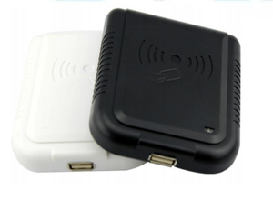 R40CB 13,56 Mhz múltiples formato de datos <span class=keywords><strong>RFID</strong></span> escritorio lector de tarjeta inteligente formato libre por interruptor DIP
