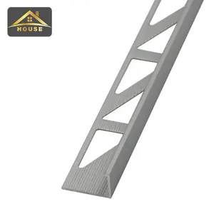 Foshan Fsf Chroom Metalen Decoratieve Buiten Hoek Gepolijst Chroom L Vorm Tegel Trim Rand Strip