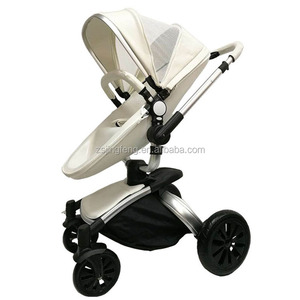 <span class=keywords><strong>Passeggino</strong></span> per Bambini Approvato EN1888 CE, Nuovo Design in Pelle PU a Forma di Uovo, Rotazione a 360°, Prodotti per Neonati - Product Image 3