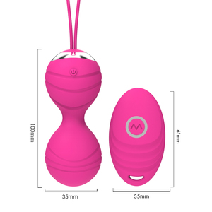 Y. Aşk kablosuz uzaktan kumanda silikon vajina yumurta USB destekli g-spot vibratör kadın kadın seks oyuncakları için - Product Image 2