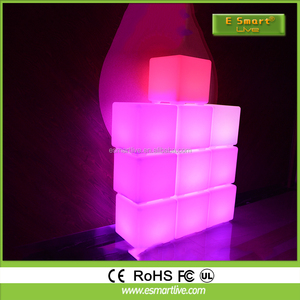 Plástico llevó cubo de silla, silla LED luz; Maravillosa Silla cubo de luz LED, <span class=keywords><strong>cambio</strong></span> de color mágico luz pequeña asiento - Product Image 6