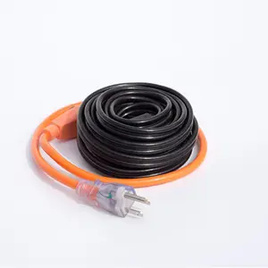 Cable de calefacción eléctrica alambre para tubería de agua calefacción calentador de descongelación