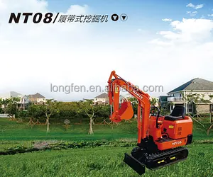 Nante thủy lực 0,8 tấn nhỏ máy xúc để bán với 0.022m3 dung tích gầu