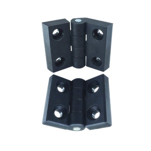 Großhandel Moderne Schwarze 3030 Serie Kunststoff-Scharniere Zubehör für Innentüren Fenster 4mm Dicke 180° Öffnungswinkel - Product Image 2