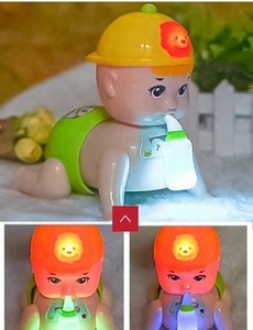 Éclairage électrique musique d'<span class=keywords><strong>escalade</strong></span> mignon bébé jouet en plastique avec bouteille - Product Image 3