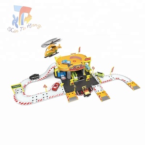 Children plastic racing <span class=keywords><strong>pitstop</strong></span> toy parking Gae - Product Image 1