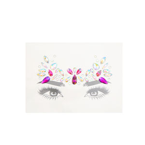 Festival d'halloween Paillettes Acrylique Cristal <span class=keywords><strong>Strass</strong></span> Conception <span class=keywords><strong>Visage</strong></span> Gemmes Bijoux Autocollants - Product Image 2