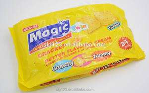 Yummy Màu Vàng Bơ Hương Vị Kem Giòn Dâu Tây Bánh Sandwich Crackers - Product Image 4