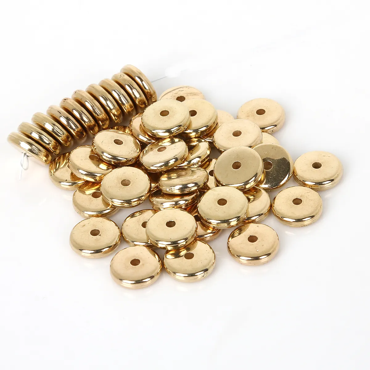 China Wholesale Bling Chunky Loose Beads 10ミリメートルPlastic CCB Beads Spacer BeadsためDIY Jewelry Findings Craft Making