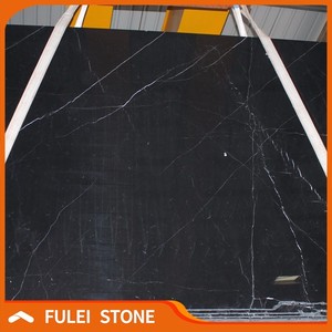 Moderne noir nero marquina marbre escalier étape marches <span class=keywords><strong>et</strong></span> contremarches - Product Image 4