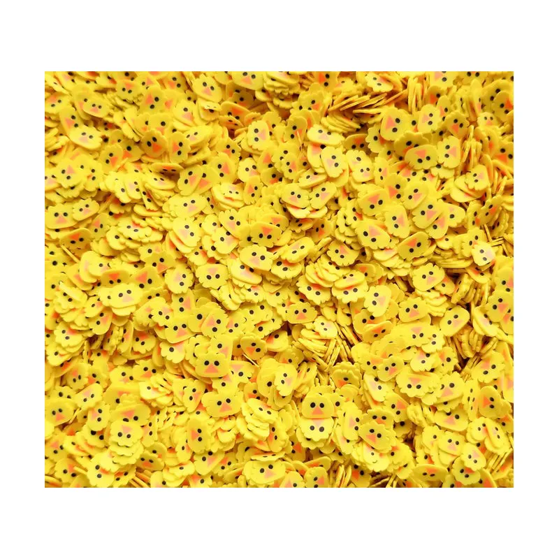 5 MM 1KG Per Bag Polymer Clay Easter Chicks Slices Chick Sprinkles for Slime or DIY Crafts