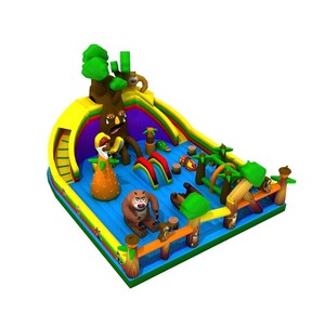 Labyrinthe gonflable géant <span class=keywords><strong>Jeux</strong></span> de sport Outdoor Gonflable Combo Slide Amusement Park for Sales - Product Image 3