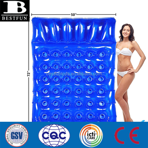 Materassino Gonfiabile Grande Doppio per Piscina, Isola Galleggiante in PVC, Letto d'Acqua Gonfiabile per Adulti, Feste Estive in Piscina - Product Image 4