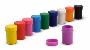 สีสดใสกันน้ำคริลิคนิ้วสีโปสเตอร์สี