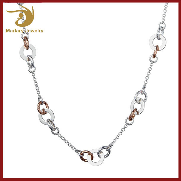 2017 En Acier Inoxydable Tour de Cou Déclaration Collier Bijoux Pour Les Femmes, dubaï Plaqué Or À La Mode Bijoux En Gros