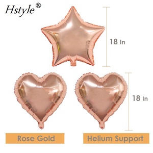 Oro rosa Palloncini Decorazioni Set Buon <span class=keywords><strong>Compleanno</strong></span> Banner 12 "In Oro Rosa e Stella Cuore Foil Palloncini per i Rifornimenti Del Partito SET126 - Product Image 4