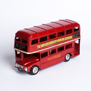 Modelo <span class=keywords><strong>de</strong></span> camión inglés <span class=keywords><strong>de</strong></span> aleación <span class=keywords><strong>de</strong></span> moda, coche <span class=keywords><strong>de</strong></span> metal, autobús, estilo <span class=keywords><strong>antiguo</strong></span>, Vintage, a la venta - Product Image 2