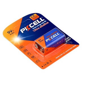 PKCELL <span class=keywords><strong>9V</strong></span> 배터리 알카라인 배터리 6LR61 스퀘어 배터리 마이크, 제어 - Product Image 5