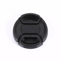 Accessoires pour appareils photo numériques Massa Universal Black ABS Plastic Pinch in the Middle 82mm Camera Lens Cap pour canon nikon sony