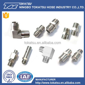 Proveedor de China de alta calidad manguera hidráulica JIC Macho A Macho NPT conector - Product Image 2
