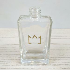 50 ml carré rectangulaire bouteille d'<span class=keywords><strong>alcool</strong></span> en verre pour le vin transparent vin vodka bouteille en verre pour le stockage - Product Image 1
