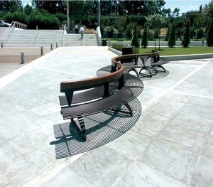 <span class=keywords><strong>Banco</strong></span> de Jardín Redondo de Metal, Moderno, para Exteriores - Product Image 2