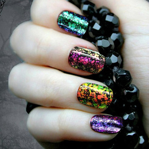 Devenir un <span class=keywords><strong>agent</strong></span> distributeur exclusif, vous voulez une nouvelle mode caméléon flocon Gel vernis esmaltes semi-permanents holographique UV Gel - Product Image 5