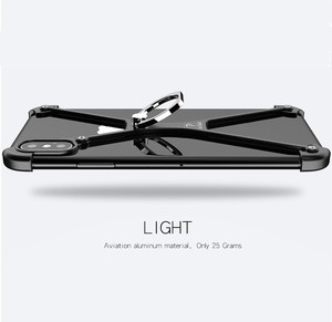 2018 Copertura Del Mobile Per il <span class=keywords><strong>iphone</strong></span> 8 7 <span class=keywords><strong>6</strong></span> più Caso,Del Telefono Del Metallo Per il <span class=keywords><strong>iphone</strong></span> X Con Anello Titolare - Product Image 5