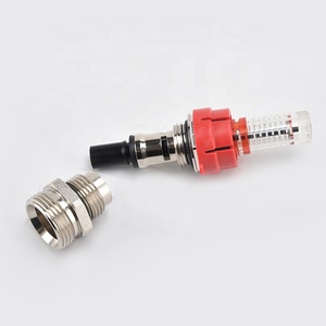 Modern Tarz Pirinç Esnek Manifold Akış Ölçer Regülatörü Yeni Otel Kullanımı İçin Yerden Isıtma Sistemi - Product Image 5