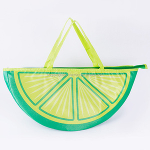 Bolsa Térmica para Agua o Limón con Diseño de Sandía <span class=keywords><strong>2017</strong></span>, Bolsa de Playa Aislada de PVC con Asa, Cierre de Cremallera, Logotipo Personalizable, Almacenamiento de Alimentos para el Almuerzo - Product Image 2