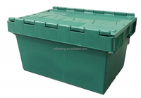 Caisse de rangement en plastique 54 litres, grande, empilable, solide, conteneurs en plastique durables