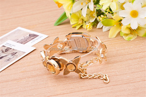 Pretty Fashion <strong>Bracelet</strong> Watch Gold <strong>Bead</strong> Chain Tassels Watches - Product Image 6