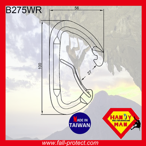 Light Functional Wire Gate Mountain Climbing Carabiner - Product Image 3