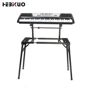 Q-60 Meilleur support de piano à clavier double réglable à <span class=keywords><strong>2</strong></span> niveaux à vendre Accessoires d'instruments de musique de Noël - Product Image 1