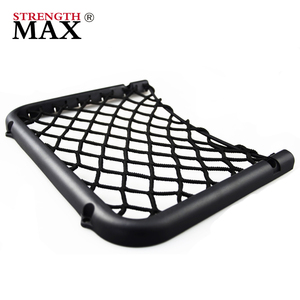 JINLI ตาข่ายเก็บสัมภาระท้ายรถ,ตาข่ายยืดหยุ่นสองชั้นสำหรับรถยนต์ - Product Image 4