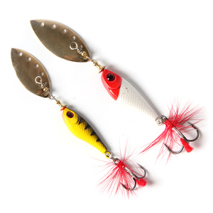 13g 17g 19g 22g di acqua salata piombo pesce esca lungo casting spinner bait lama piuma di coda - Product Image 5