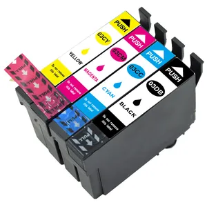 Haute capacité T03D T03C Compatible pour cartouches d'<span class=keywords><strong>encre</strong></span> pour <span class=keywords><strong>imprimante</strong></span> à jet d'<span class=keywords><strong>encre</strong></span> WorkForce <span class=keywords><strong>WF</strong></span>-2861 <span class=keywords><strong>2860</strong></span> - Product Image 1