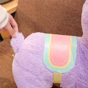 Đáng yêu Cầu Vồng Alpaca <span class=keywords><strong>Vicugna</strong></span> Pacos Lama Arpakasso Thú Nhồi Bông Sang Trọng Con Búp Bê Đồ Chơi Món Quà Bé - Product Image 4