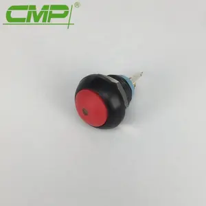 Pulsante in metallo o plastica microinterruttore impermeabile da 12mm