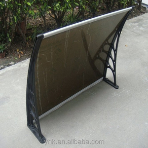 Telaio in alluminio finestra di fronte porta baldacchino e in policarbonato baldacchino tenda da sole per la protezione solare - Product Image 3