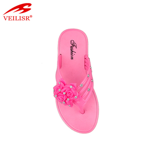 Ngoài Trời Mùa Hè Bãi Biển Nữ PVC Dép Nữ Wedge Flip Flops - Product Image 4