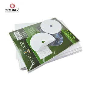 Étiquette de CD/DVD A4, feuille laser/à jet d'encre, 100 feuilles