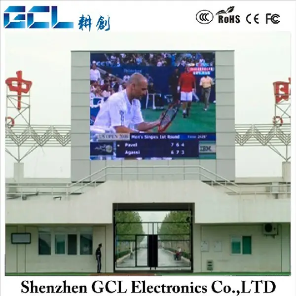 Алибаба Китай 2014 завод Цена p16 полный открытый светодиодный рекламный щит