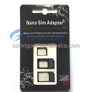 Adaptateur de carte <span class=keywords><strong>SIM</strong></span> <span class=keywords><strong>Nano</strong></span> <span class=keywords><strong>SIM</strong></span> 3 en 1, pour <span class=keywords><strong>iPhone</strong></span> - Product Image 1
