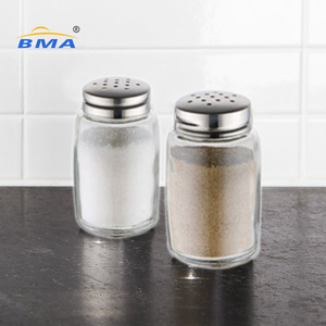 Set di Mini Bottiglie in Vetro per Spezie, Contenitori per Conservazione, Saliera e Pepiera con Coperchi in Acciaio Inox - Product Image 2