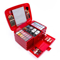 Nouveau Kit Professionnel de Maquillage Complet à Prix Abordable : Coffret Cadeau d'Outils de Beauté et Palette d'Ombres à Paupières Colorées