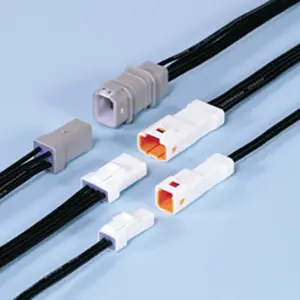 Conector fêmea 22awg 2pin jst, cabo de fiação 2, 180mm