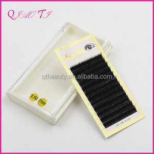 Extensión natural de la pestaña falsa de la piel real del visión de la tira hecha a mano natural de calidad superior - Product Image 2