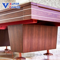 2026 Bestseller Superpower 8ft 9ft 10ft Koreanischer Billardturnier-Tisch Hochwertiger Carom 3-Polster Poolbillardtisch ohne Taschen